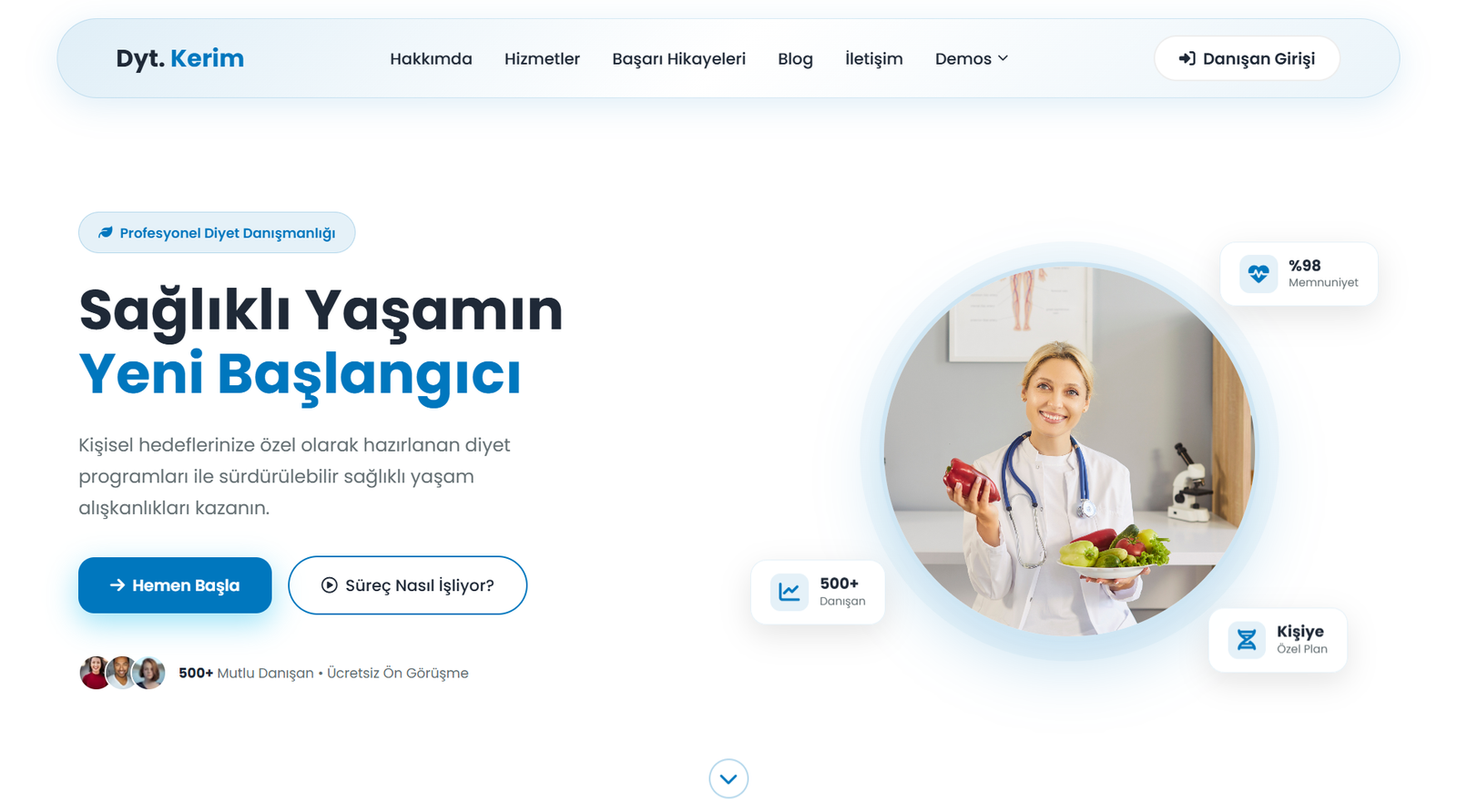 Diyetisyen SaaS Platformu
